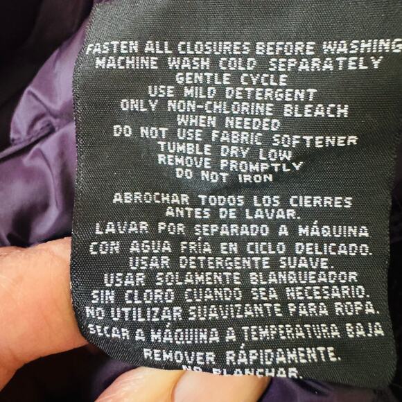 32 Degrees Heat Women Dark Blackberry Lightweight Packable Full Zip Jacket Small - Picture 12 of 13